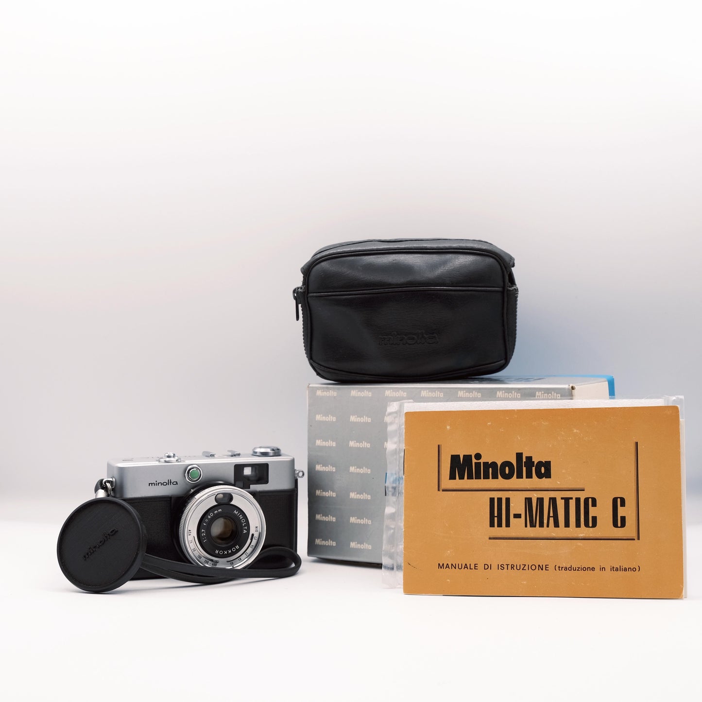 Minolta Hi-Matic C Rokkor 40mm f2.7 retractable lens