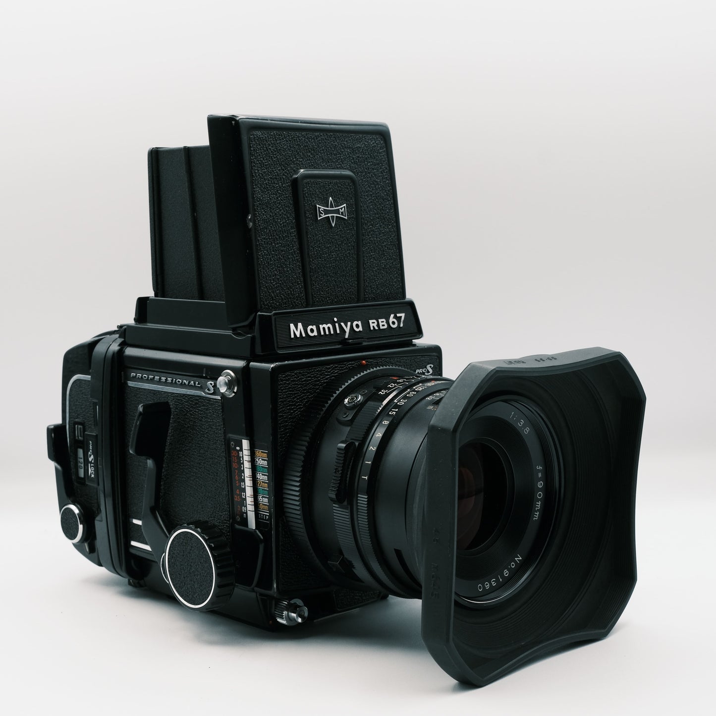 Mamiya RB 67 Pro S Kit 50 mm, 90 mm, 180 mm