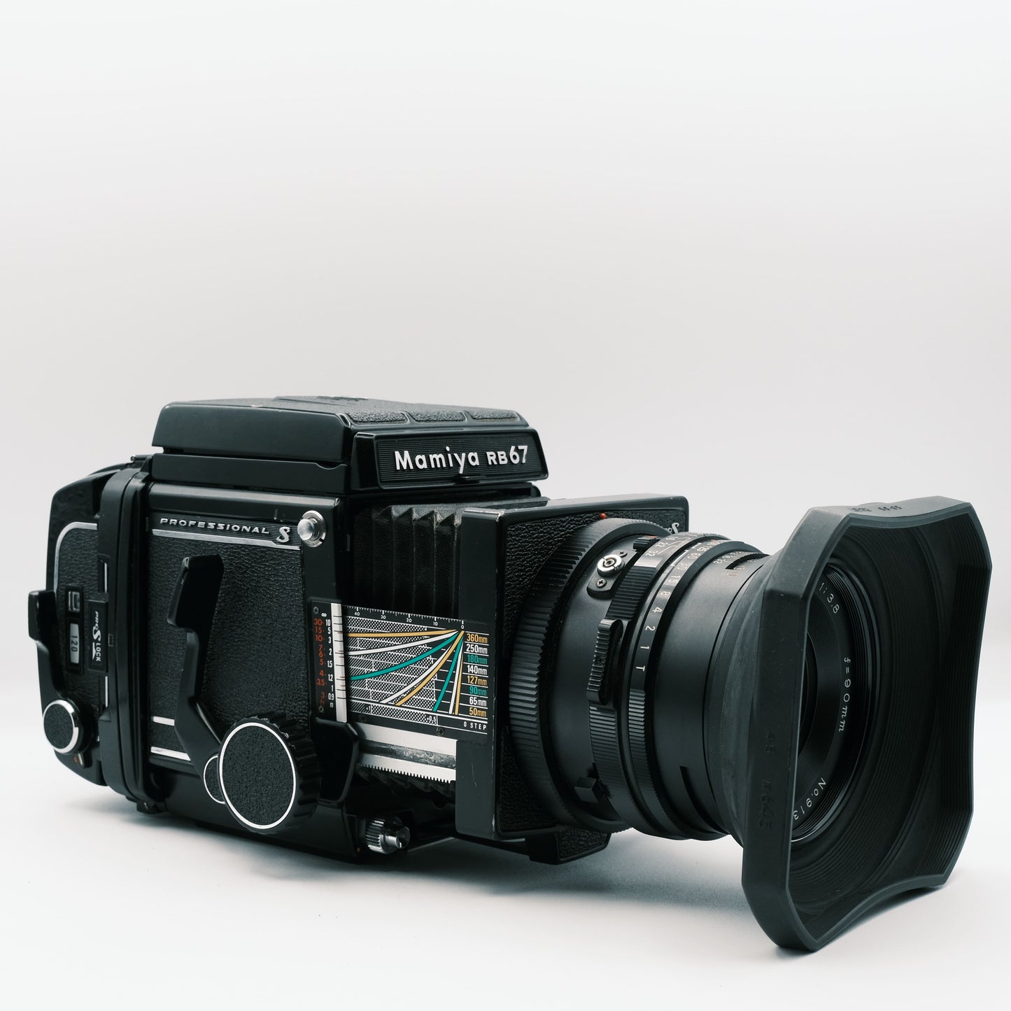 Mamiya RB 67 Pro S Kit 50 mm, 90 mm, 180 mm