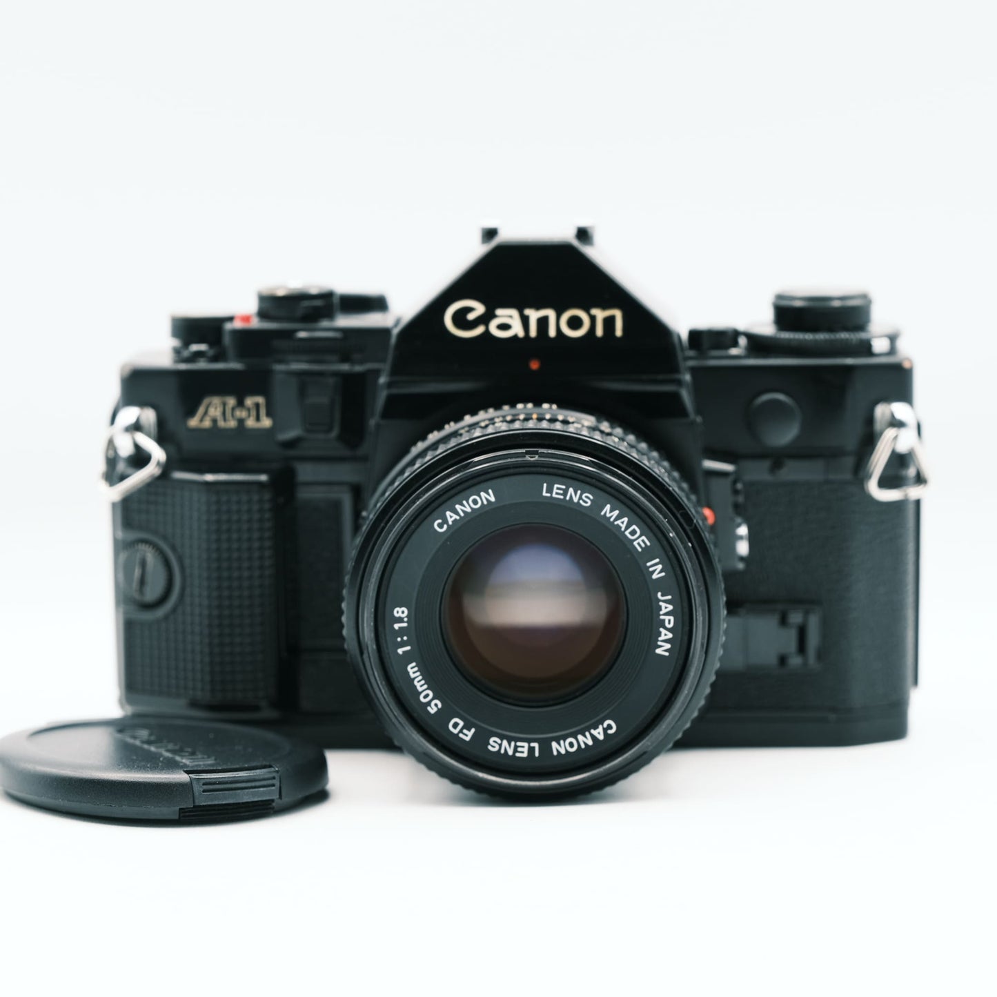 Canon A-1 Canon FD 50 mm f1.8 Objektiv