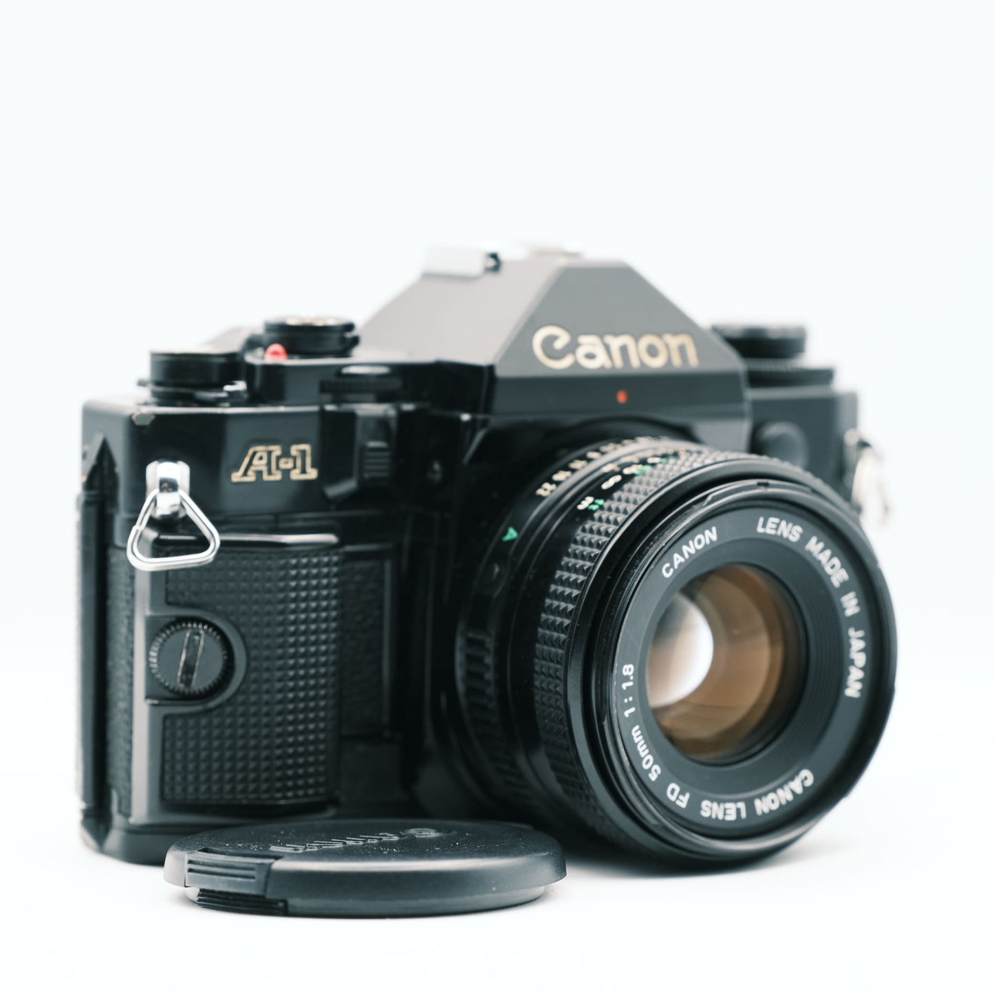 Canon A-1 Canon FD 50 mm f1.8 Objektiv