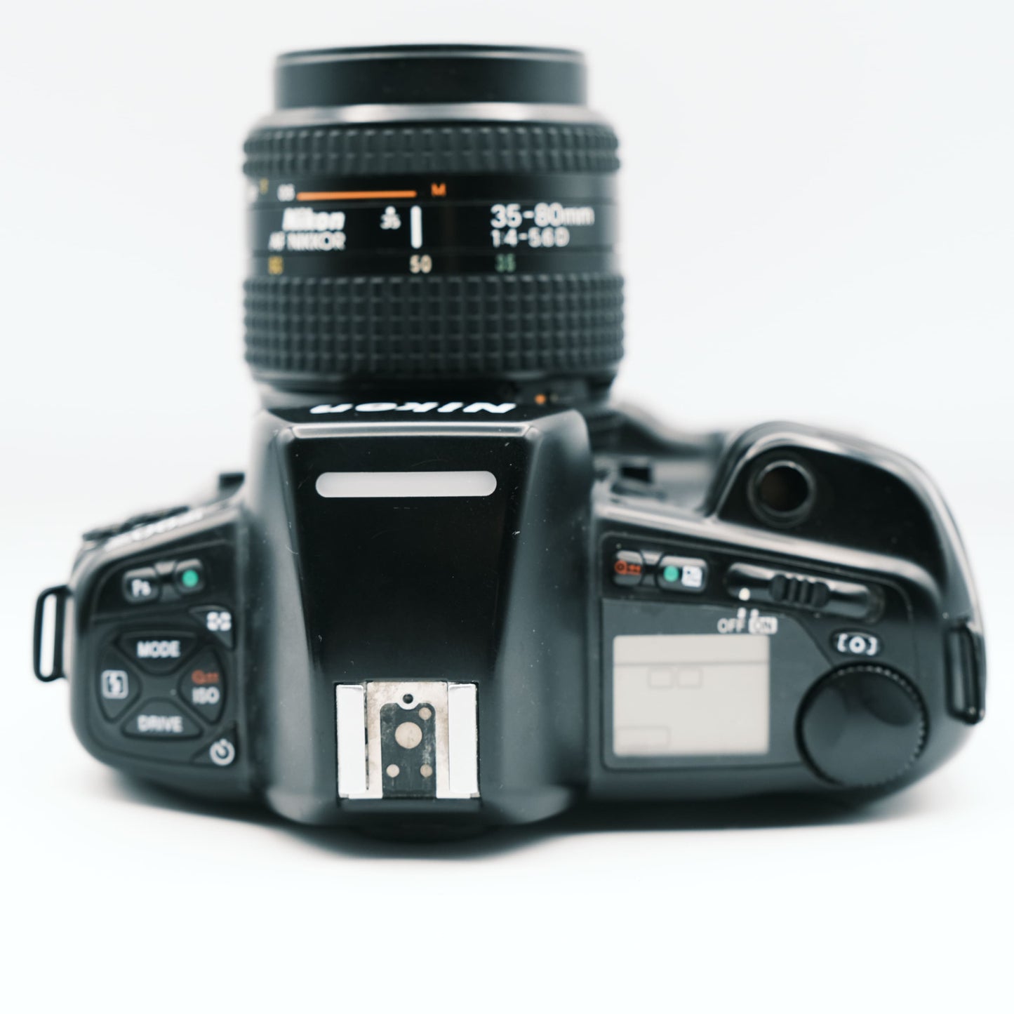 Nikon F90x Nikkor 35-80mm f4 and Nikon MB-10 optics
