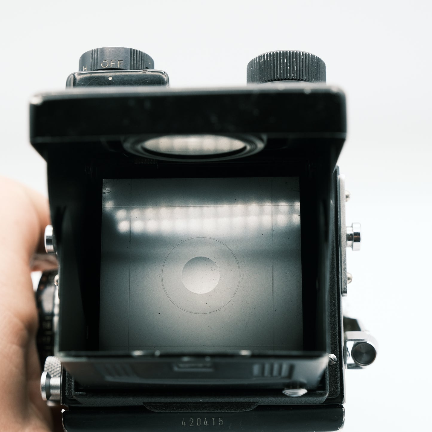 Minolta Autocord CDS Rokkor 75 mm f/3,5 Objektiv