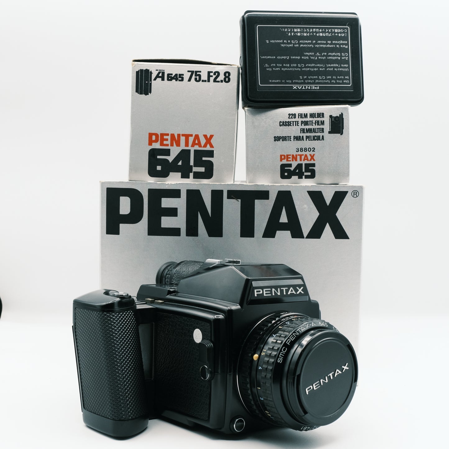 Pentax 645 Optik Pentax-A 645 75mm f2.8 Komplettset