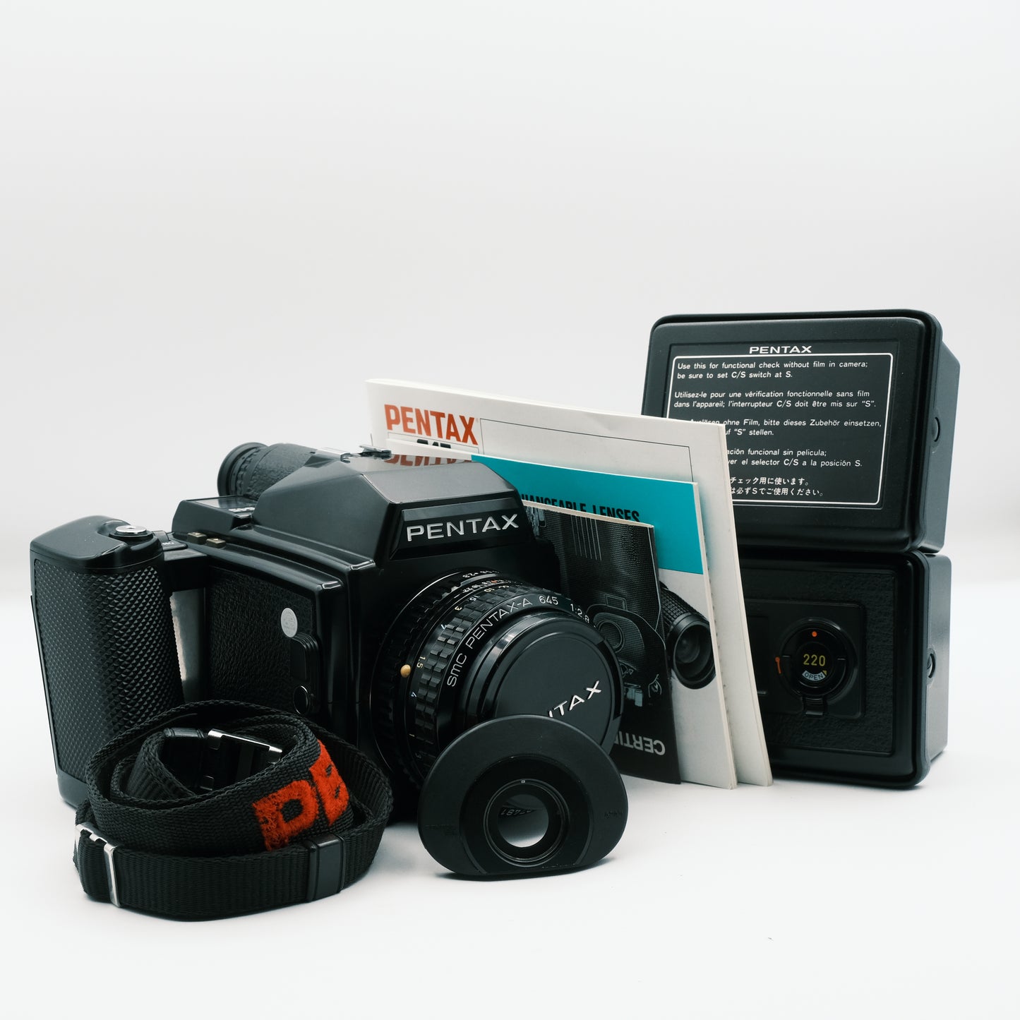 Pentax 645 Optik Pentax-A 645 75mm f2.8 Komplettset