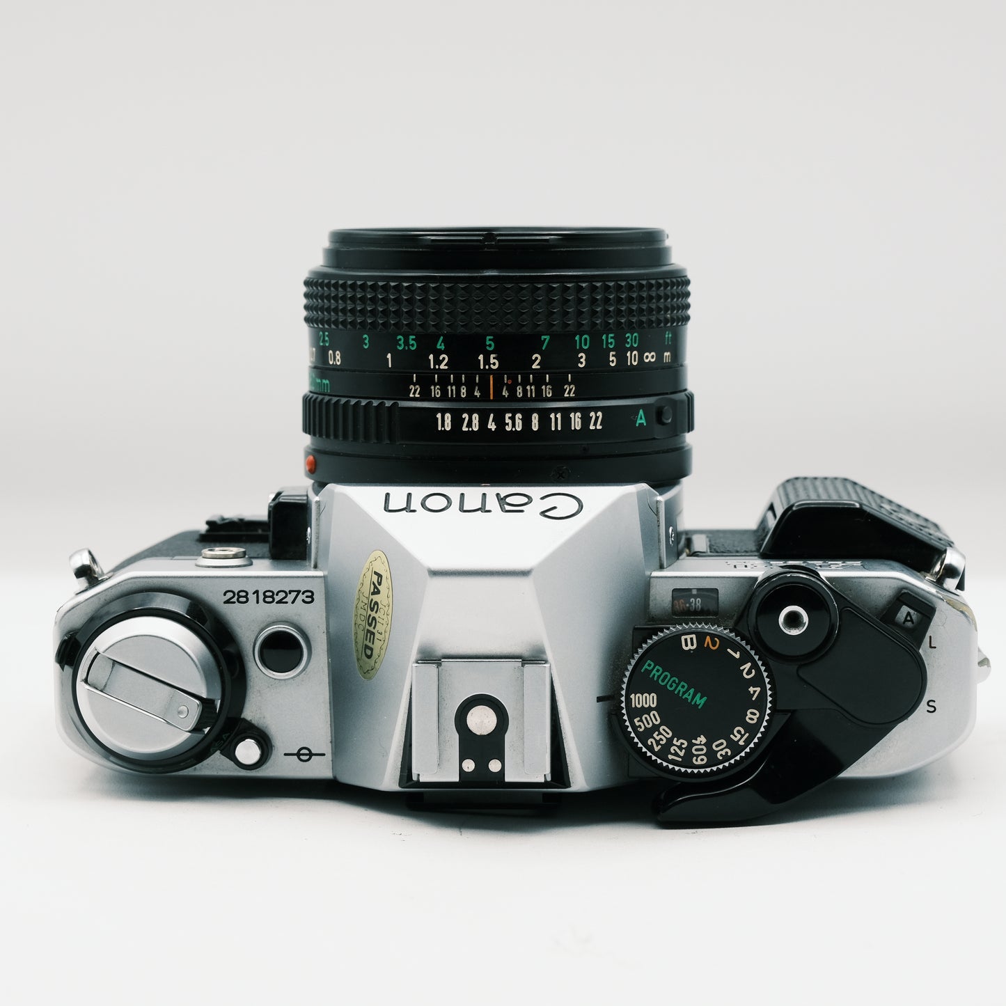 Canon AE-1 Programmobjektiv Canon FD 50 mm f/1.8