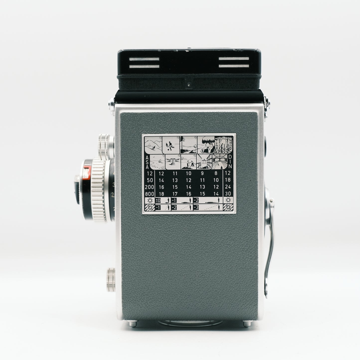 Rolleiflex T Grey Ottica Zeiss Tessar 75mm f3.5