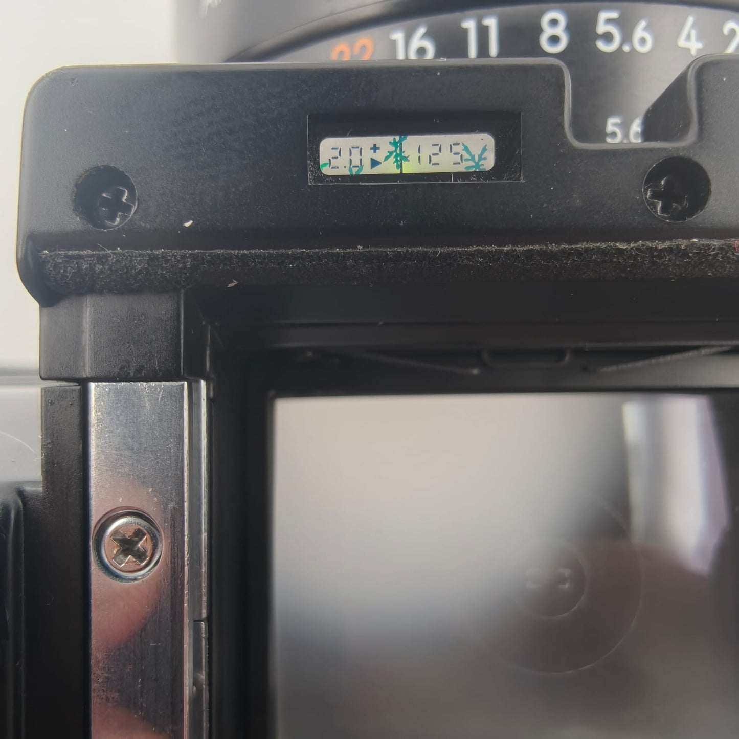 Nikon F4 ottica Nikkor af 50mm f1.8 DP20 finder