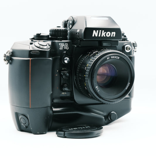 Nikon F4 ottica Nikkor af 50mm f1.8 DP20 finder