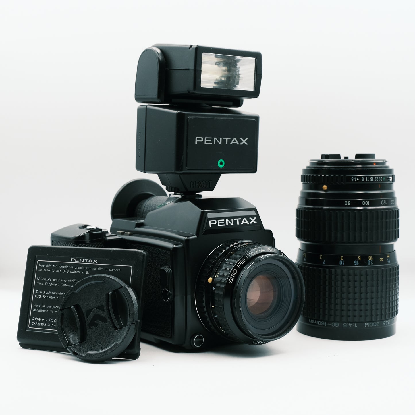 Pentax 645 optics Pentax-A 645 75mm f2.8 Complete kit