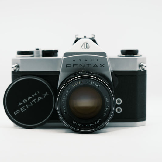 Pentax Spotmatic SP500 ottica Super Takumar 55mm f2