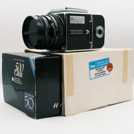 Hasselblad 500 Classic - 500C/M 50th Anniversary 1941/1991  inscatolata con documenti