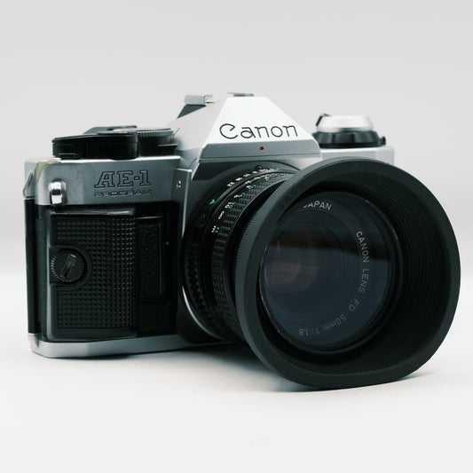 Canon AE-1 Program ottica Canon FD 50mm f/1.8