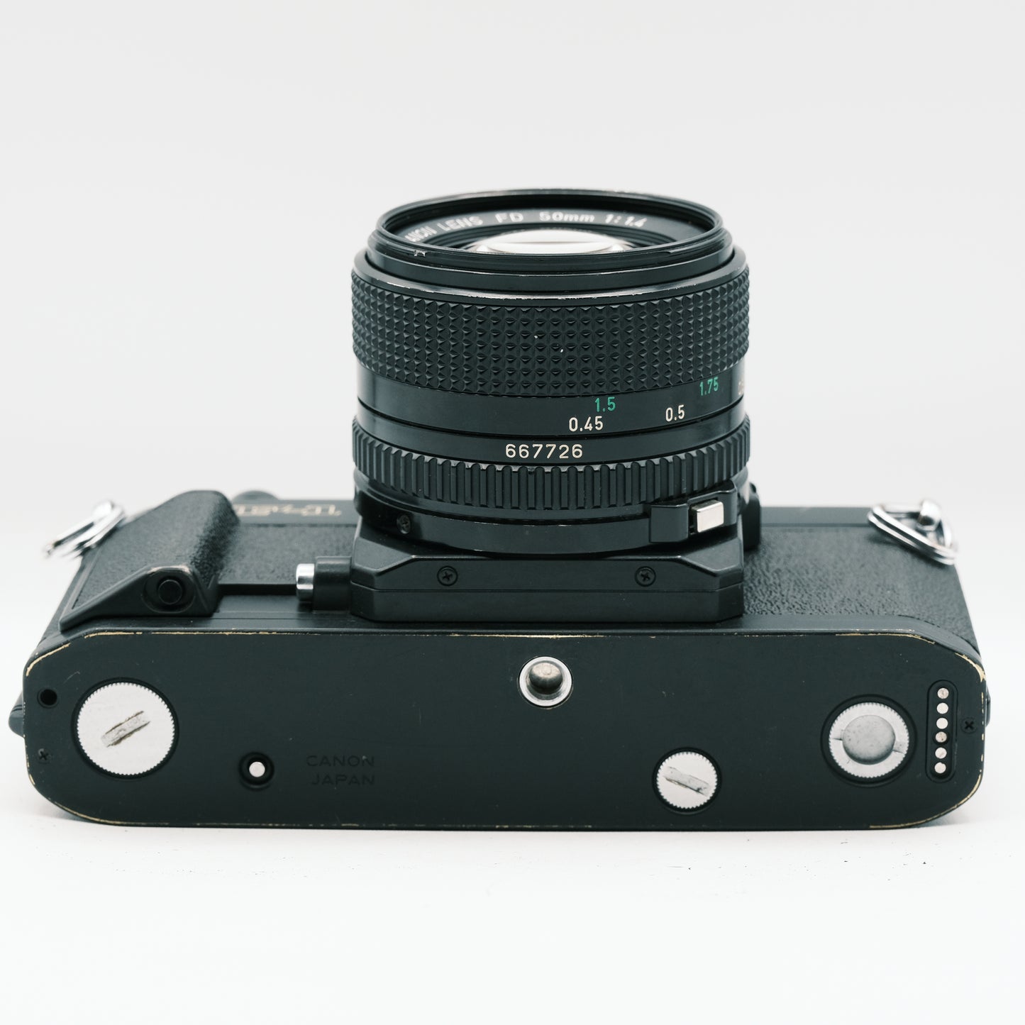 Canon New F1 Canon FD 50mm f1.4 lens and FN Eye-Level finder viewfinder