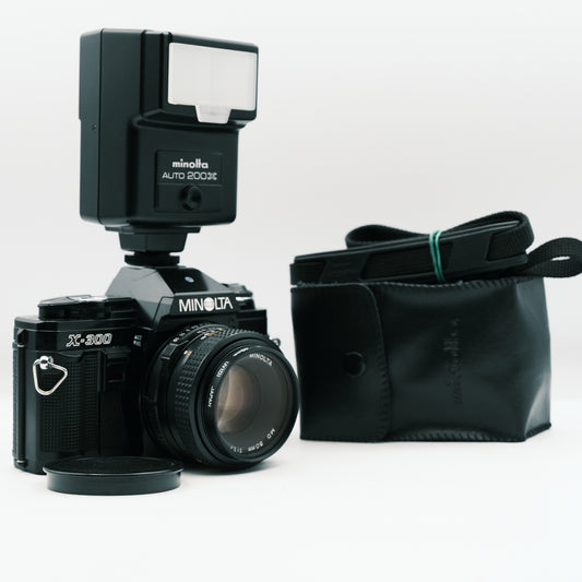 Minolta X300 ottica Minolta MD 50mm f1.7 Kit