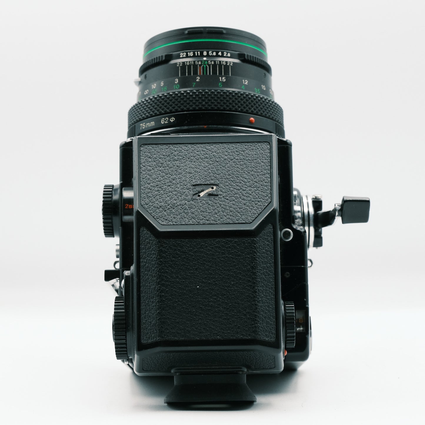 Zenza Bronica ETRS AE-II Finder Ottica Zenzanon E II 75mm f2,8