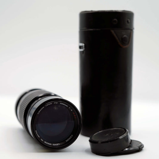 Canon FD 200mm f/4 SSC lens